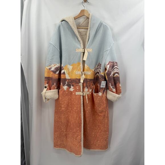 Free People Arcadia fleece landscape sweatshirt coat - Picture 6 of 7